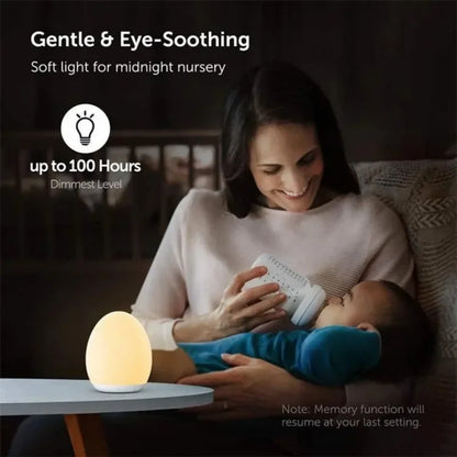 LED Dimmable Bedside Lamp - Rechargeable Nursery Night Light