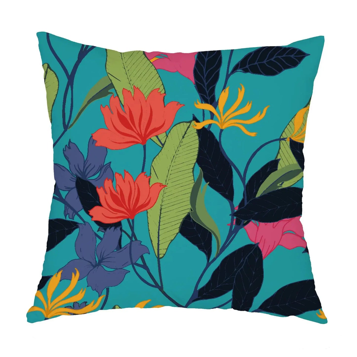 Boho Mandala Pillowcase - Colorful Spring Flower Decor