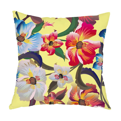 Boho Mandala Pillowcase - Colorful Spring Flower Decor