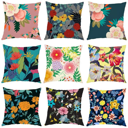 Boho Mandala Pillowcase - Colorful Spring Flower Decor