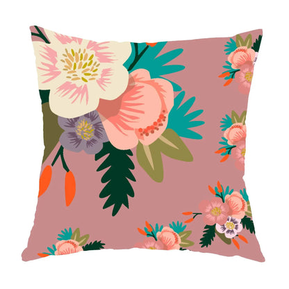 Boho Mandala Pillowcase - Colorful Spring Flower Decor