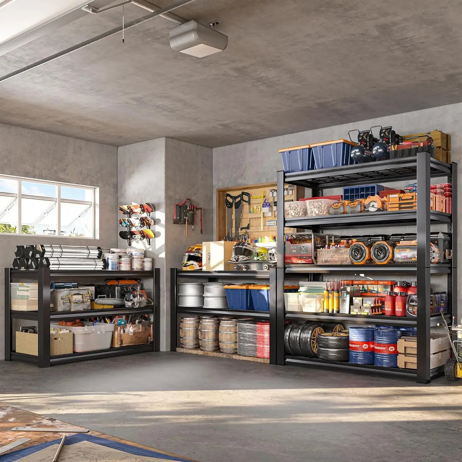 Heavy Duty Garage Shelving 72''H - 3010LBS Capacity