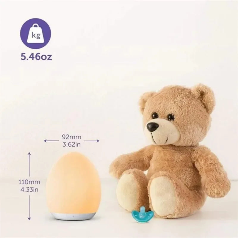 LED Dimmable Bedside Lamp - Rechargeable Nursery Night Light